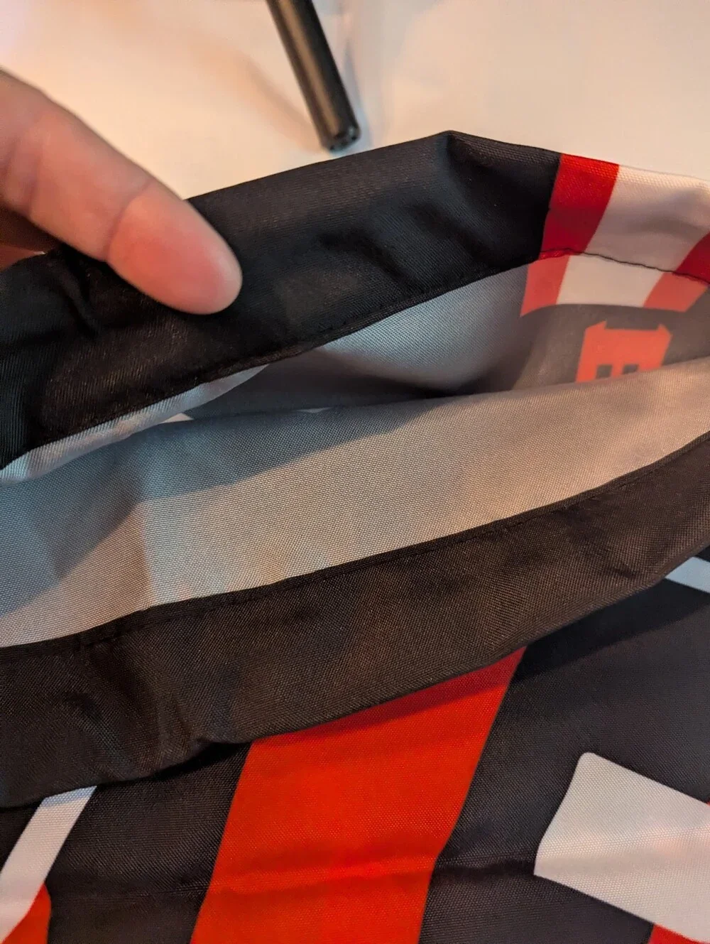 Cincinnati Bengals Black and Orange Drawstring Backpack New